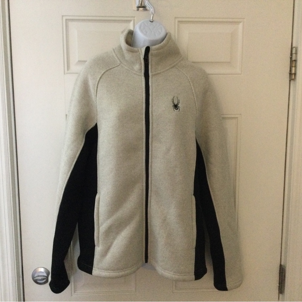 Mens NWT Spyder Sherpa Lined Full Zip Jacket Size M
